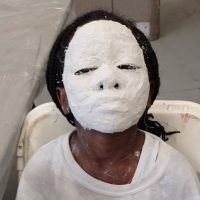 Nailah Making a Mask